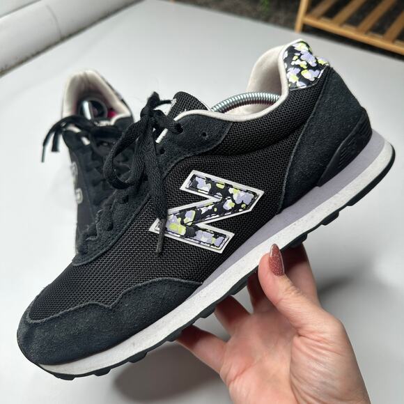 New Balance Shoes New Balance 55 V3 Black Floral Sneakers Poshmark